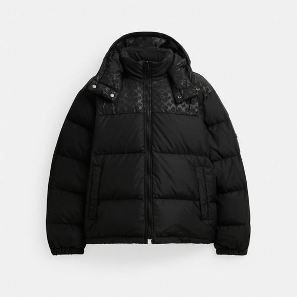 Down Puffer Jacket In Recycled Polyester - Picture 1 of 9